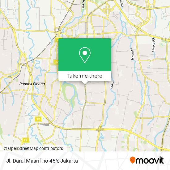 Jl. Darul Maarif no 45Y map