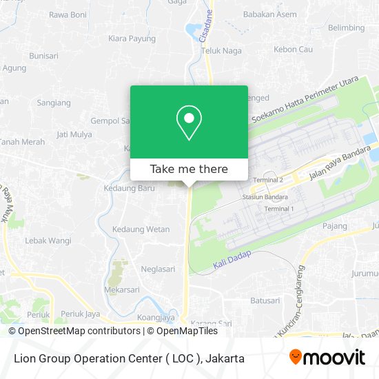 Lion Group Operation Center ( LOC ) map