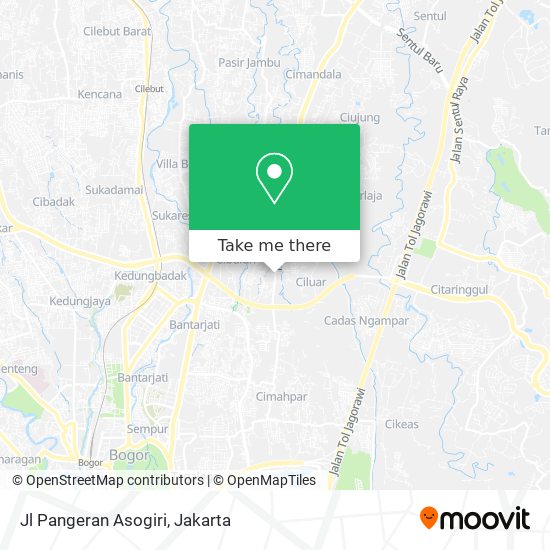 Jl Pangeran Asogiri map