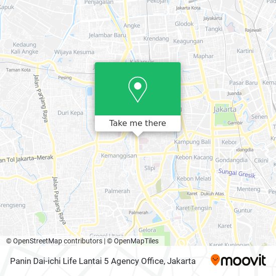Panin Dai-ichi Life Lantai 5 Agency Office map