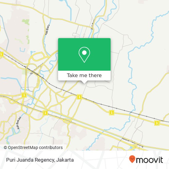 Puri Juanda Regency map