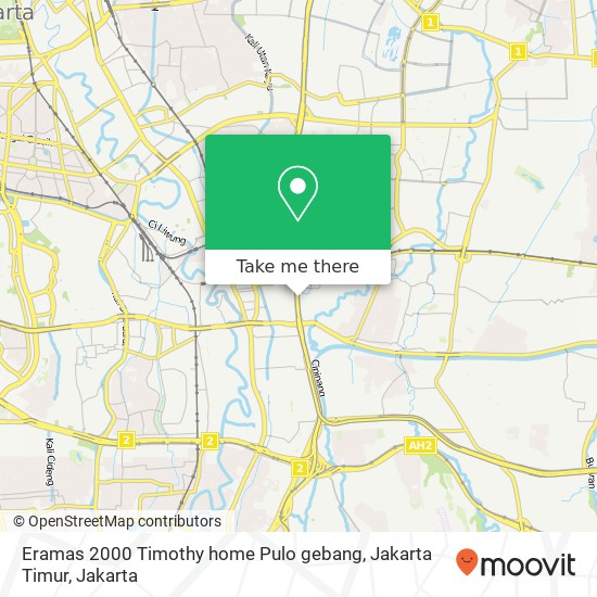 Eramas 2000 Timothy home Pulo  gebang, Jakarta Timur map
