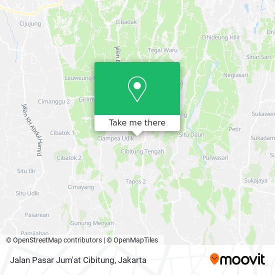 Jalan Pasar Jum'at Cibitung map