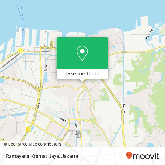 Ramayana Kramat Jaya map