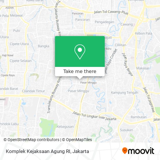 Komplek Kejaksaan Agung RI map