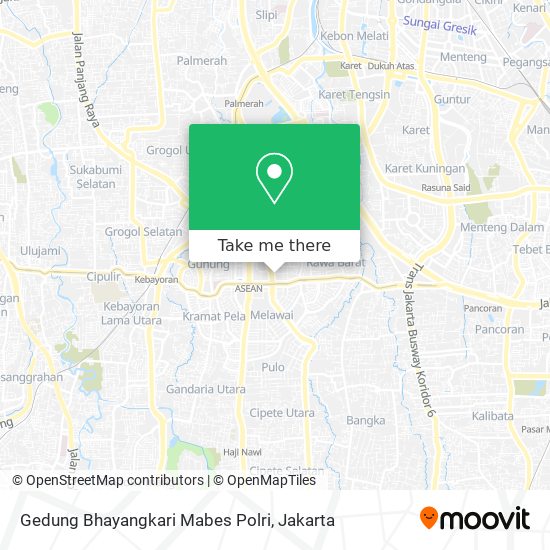 Gedung Bhayangkari Mabes Polri map