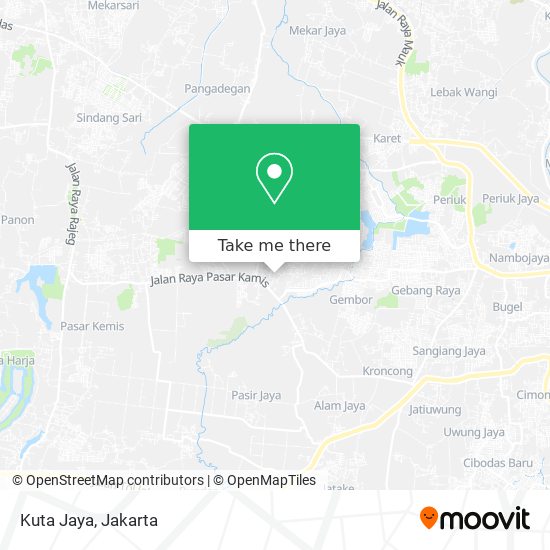 Kuta Jaya map