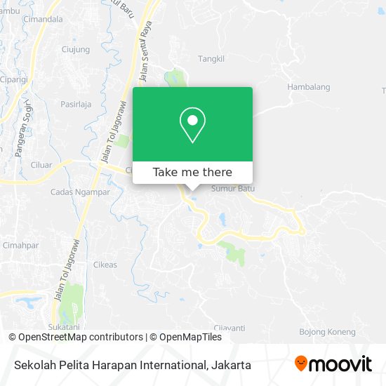 Sekolah Pelita Harapan International map