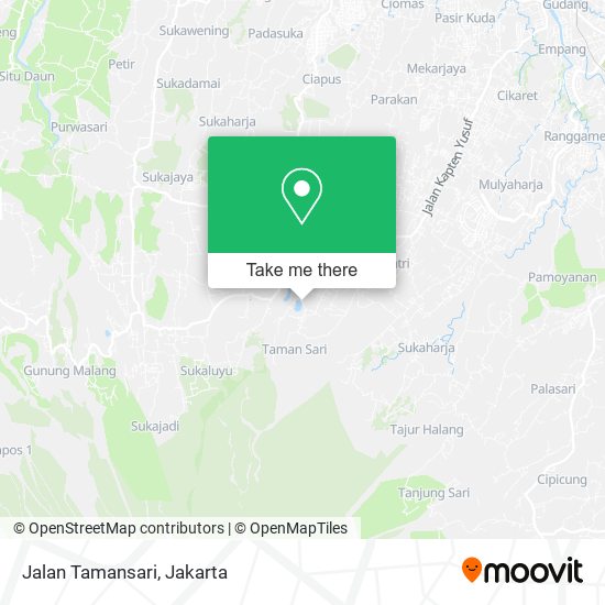 Jalan Tamansari map