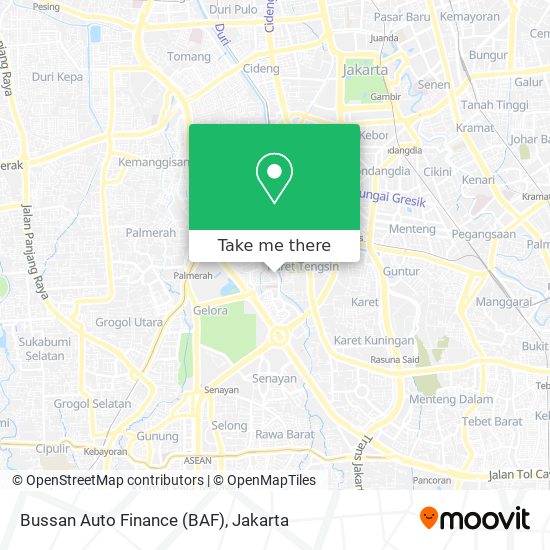 Bussan Auto Finance (BAF) map