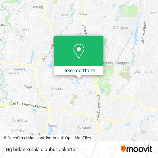 Gg bidan kurnia cibubur map
