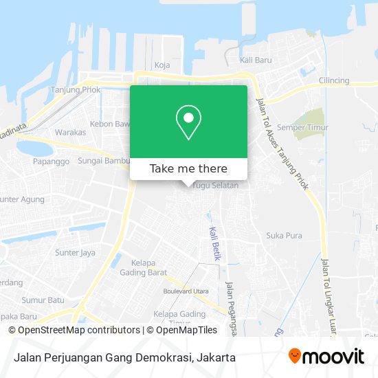 Jalan Perjuangan Gang Demokrasi map