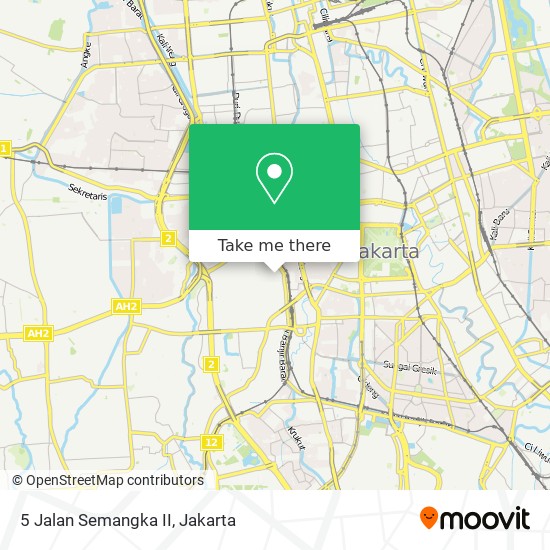 5 Jalan Semangka II map