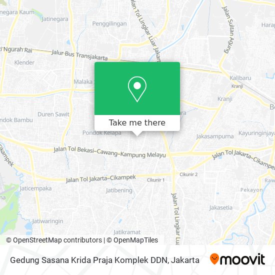 Gedung Sasana Krida Praja Komplek DDN map