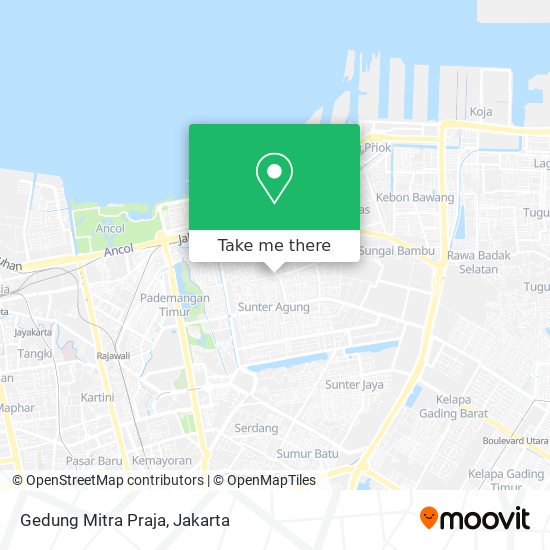 Gedung Mitra Praja map