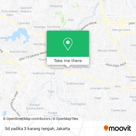 Sd yadika 3 karang tengah map