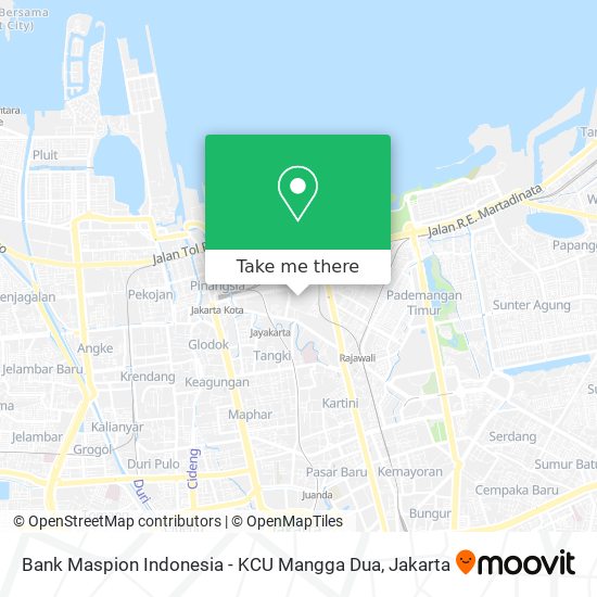 Bank Maspion Indonesia - KCU Mangga Dua map