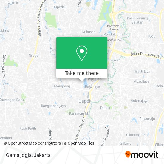 Gama jogja map