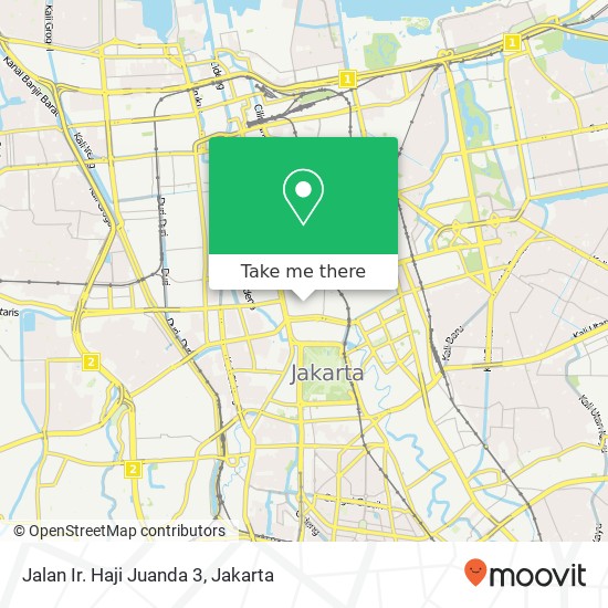 Jalan Ir. Haji Juanda 3 map