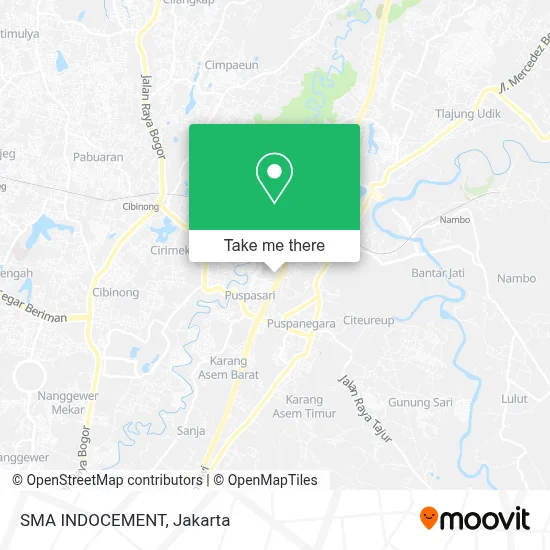 SMA INDOCEMENT map
