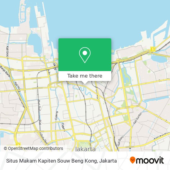 Situs Makam Kapiten Souw Beng Kong map