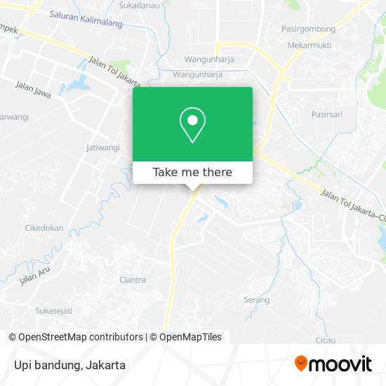 Upi bandung map