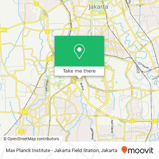 Max Planck Institute - Jakarta Field Station map