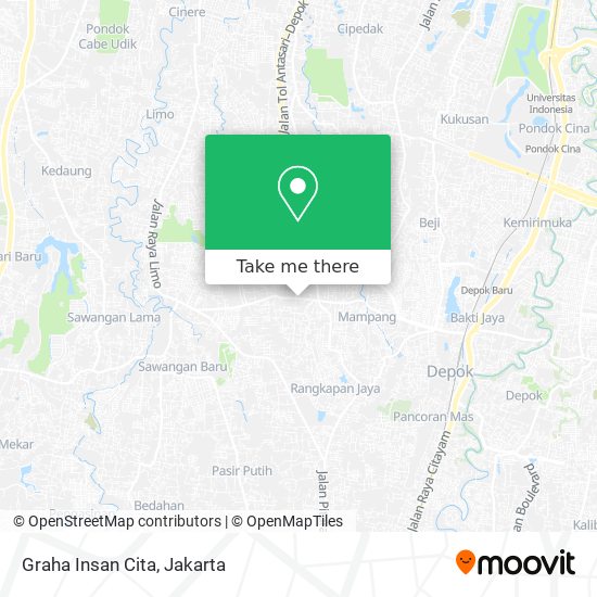 Graha Insan Cita map