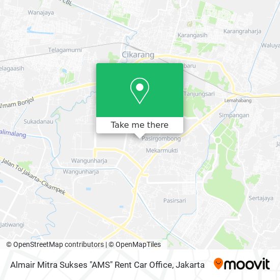 Almair Mitra Sukses "AMS" Rent Car Office map