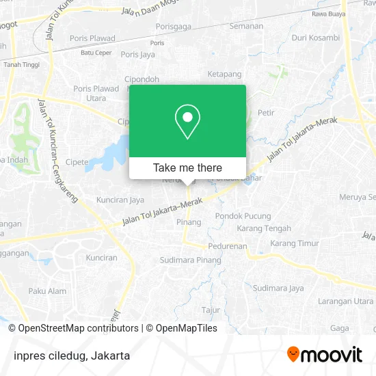 inpres ciledug map