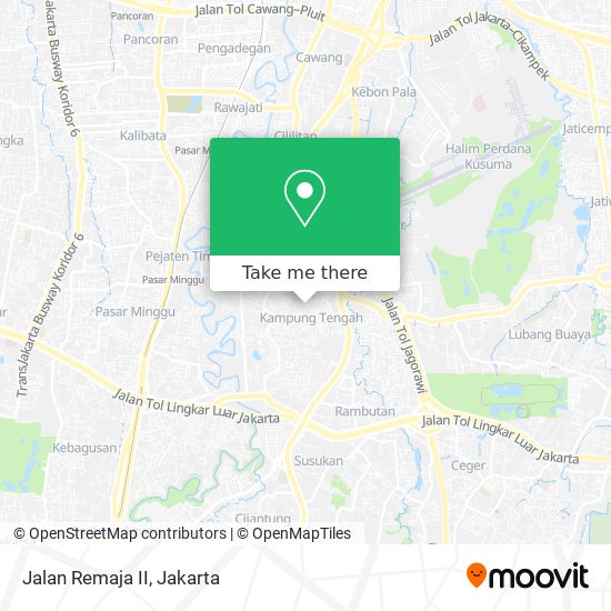 Jalan Remaja II map