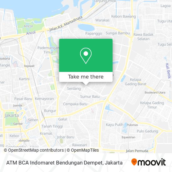 ATM BCA Indomaret Bendungan Dempet map