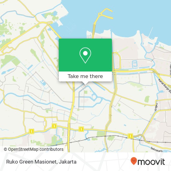 Ruko Green Masionet map