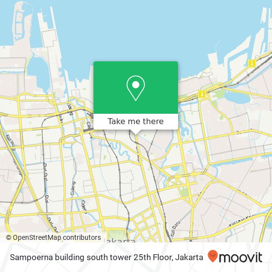 Sampoerna building south tower 25th Floor map