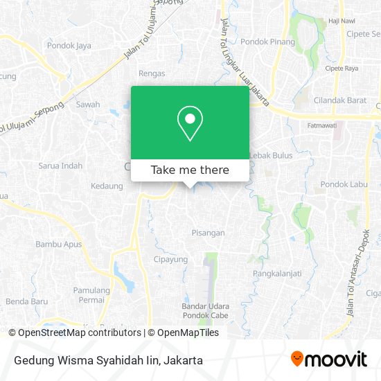 Gedung Wisma Syahidah Iin map
