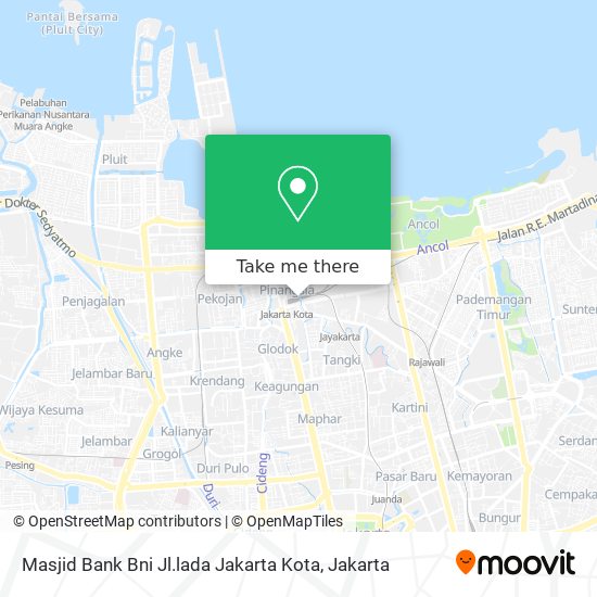 Masjid Bank Bni Jl.lada Jakarta Kota map