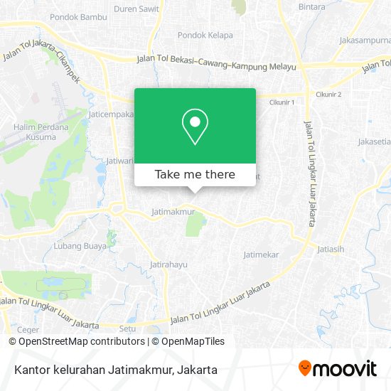 Kantor kelurahan Jatimakmur map