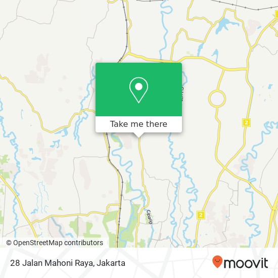 28 Jalan Mahoni Raya map