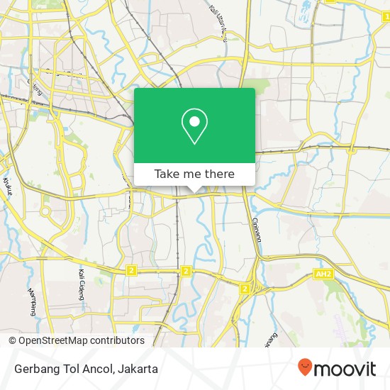 Gerbang Tol Ancol map