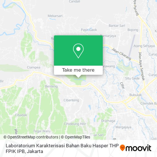 Laboratorium Karakterisasi Bahan Baku Hasper THP FPIK IPB map