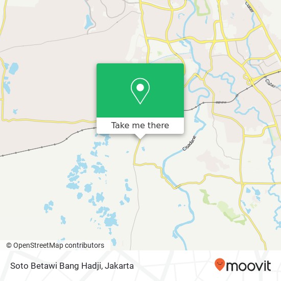 Soto Betawi Bang Hadji map