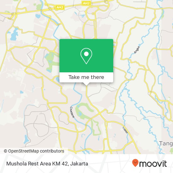 Mushola Rest Area KM 42 map