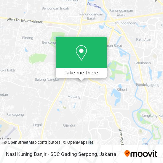 Nasi Kuning Banjir - SDC Gading Serpong map
