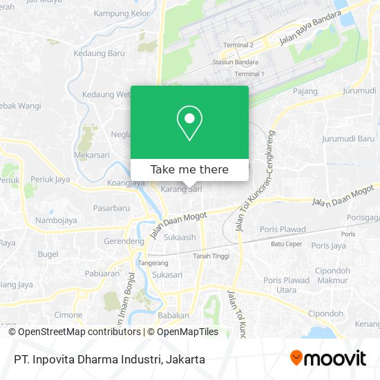 PT. Inpovita Dharma Industri map