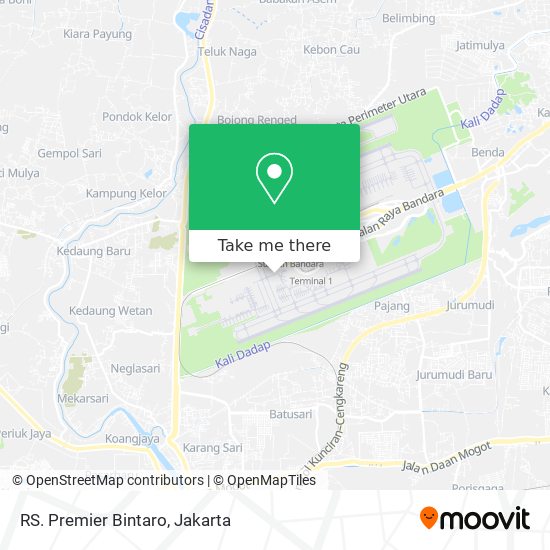 RS. Premier Bintaro map