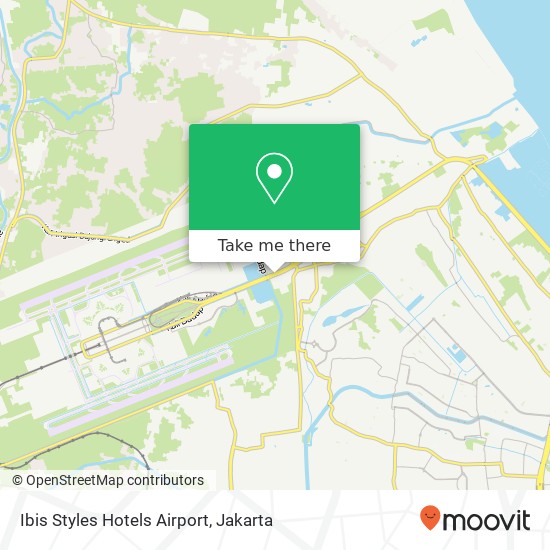 Ibis Styles Hotels Airport map