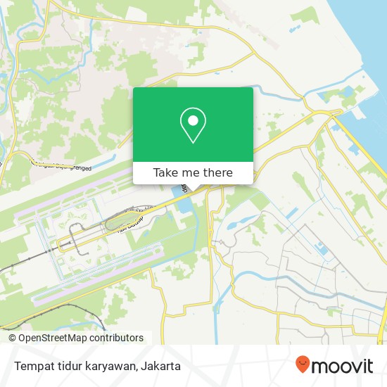 Tempat tidur karyawan map