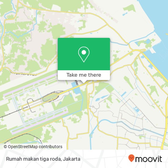 Rumah makan tiga roda map