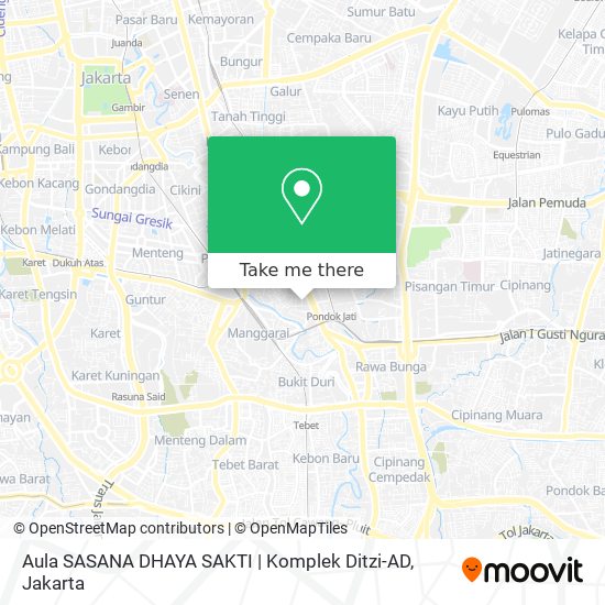 Aula SASANA DHAYA SAKTI | Komplek Ditzi-AD map