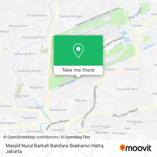 Masjid Nurul Barkah Bandara Soekarno-Hatta map